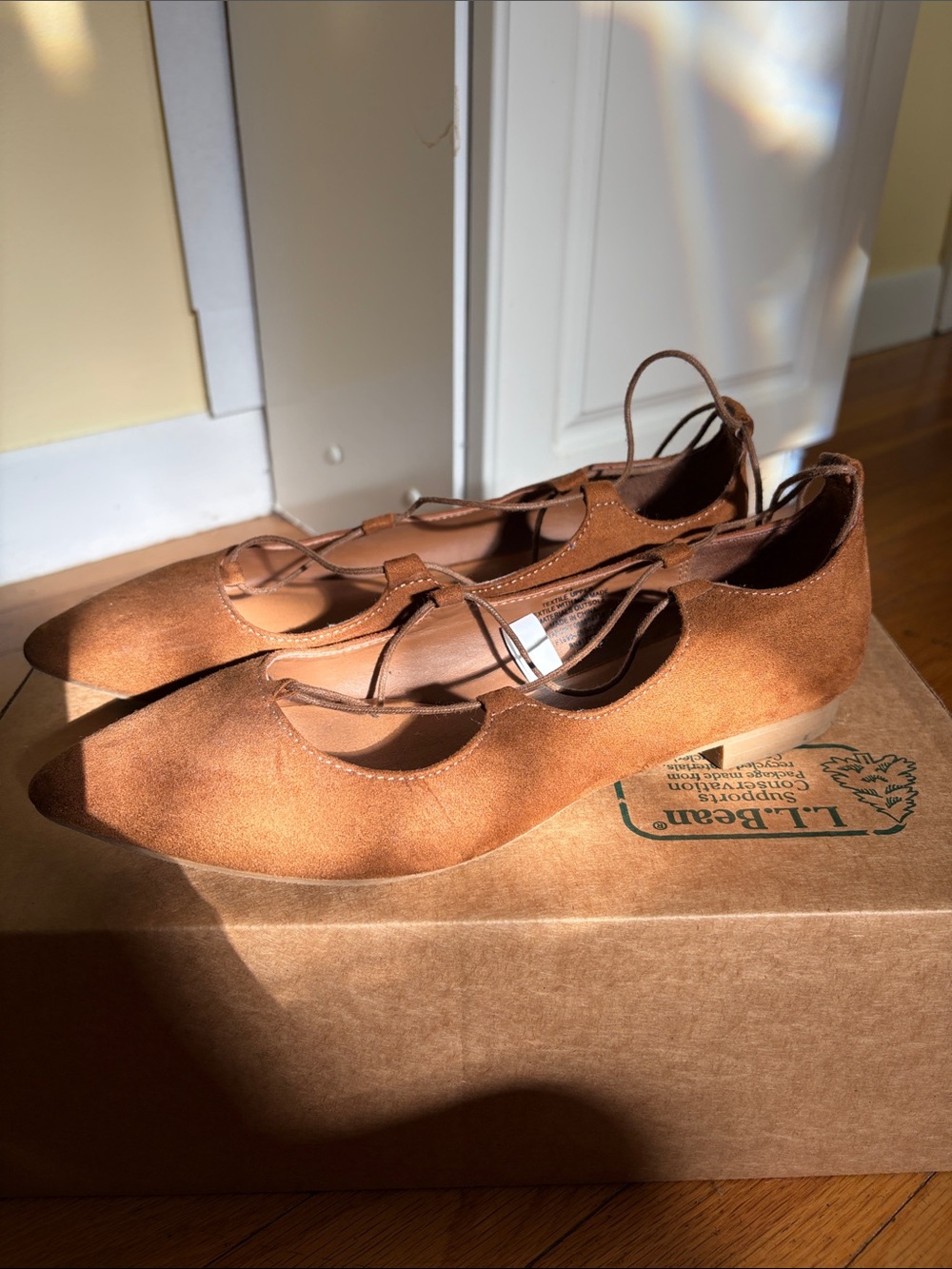 Funky little lace-up fairy shoes